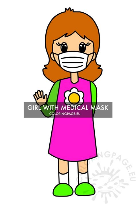It was first identified in december 2019 in wuhan,. Free printable Girl Wearing Mask Covid - Coloring Page