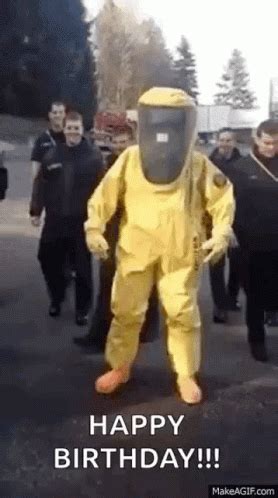 Search, discover and share your favorite happy birthday gifs. Hazmat Suit Happy Birthday GIF - HazmatSuit HappyBirthday ...