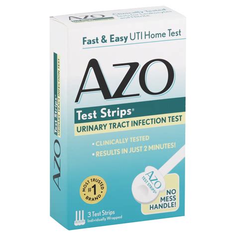 Azo Test Strips, Urinary Tract Infection Test, 3 strips