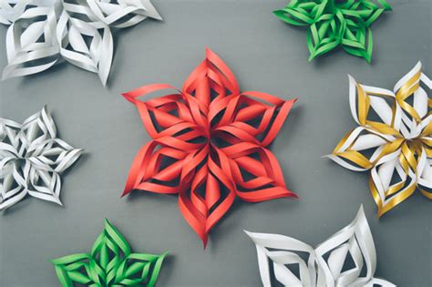 12free & easy paper snowflakes to cut and color. 21+ Awesome 3D Paper Snowflake Ideas | Free & Premium ...