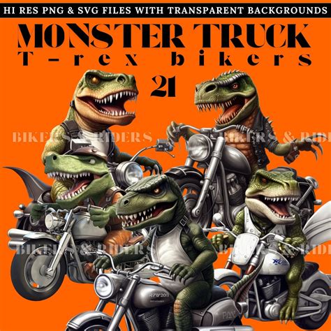 t rex dinosaur png sublimation design monster truck and t rex etsy