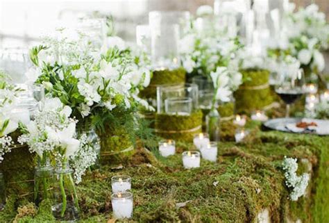 25 Moss Wedding Ideas Rustic Wedding Decor One Fab Day