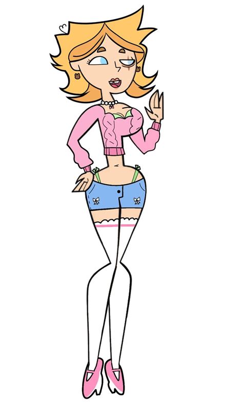 A Cartoon Girl With Short Legs And Pink Shirt Is Holding Her Hand Up To Her Mouth
