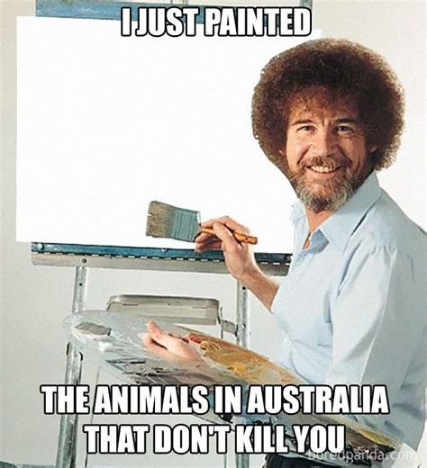 25 Bob Ross Memes That Show He Truly Was The Best Demilked Vrogue