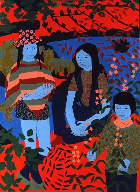 Norman Gilbert Children In The Highlands 122x84cm Oil On Board 1970