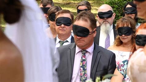 Why This Blind Bride Had Her Guests Wear Blindfolds During Her Wedding Ceremony Good Morning