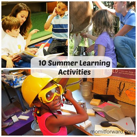 10 Summer Learning Activitiesmom It Forward