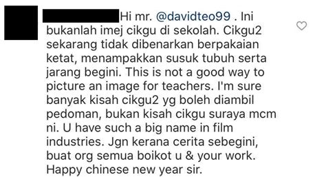 Terbit Drama Kisah Cikgu Suraya David Teo Dikecam Rendahkan Martabat Guru