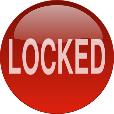 Lock (saga of the skolian empire), a sentient machine in the novels by catherine asaro. Locked Button Clip Art at Clker.com - vector clip art online, royalty free & public domain