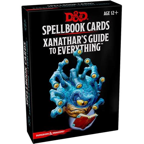 Dnd 5e Spellbook Cards Xanathars Guide To Everything Halcyon Games