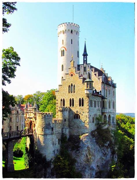 Burg Lichtenstein Germany Great Castle Beautiful Castles Beautiful