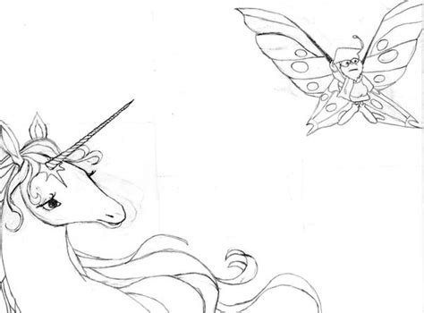 The Last Unicorn Coloring Pages