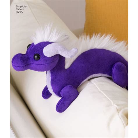 8715 Stuffed Dragons Textillia
