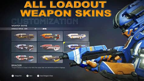 All Pack Obtainable Weapon Skins In Halo 5 Guardians Includes In Game