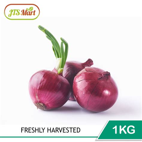 Big Red Onion India Bawang Merah Besar ±1kg Fresh Vegetable