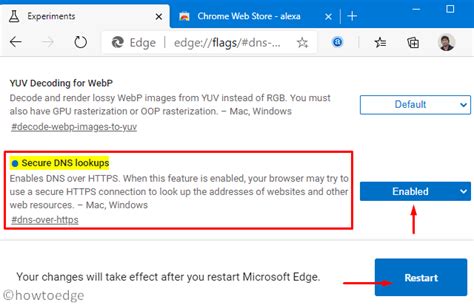 How To Enable Dns Over Https In Microsoft Edge Browser Images