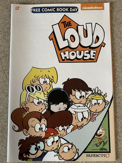 The Loud House Fcbd 2017 Comic Papercutz Nickelodeon Chris Savino