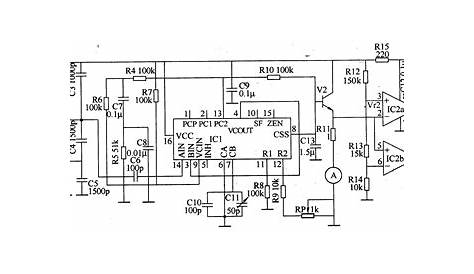 professional metal detector circuit diagram