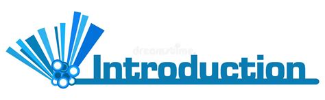 Introduction Blue Graphical Bar Stock Illustration ...