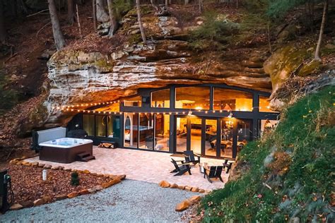 This Cave In Hocking Hills Has Been Transformed Into A Luxurious