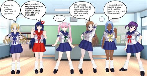 Junketsu Megami Sama Schoolgirls By Quamp On Deviantart