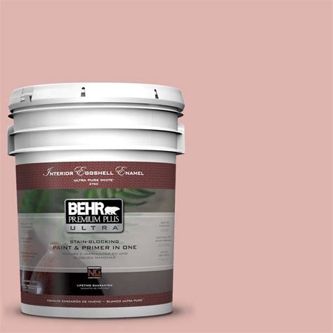 Behr Premium Plus Ultra 5 Gal S160 2 Pink Quartz Eggshell Enamel