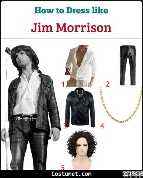Jim Morrison Costume For Cosplay And Halloween