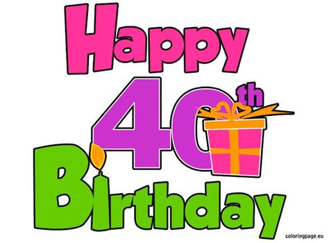 Here you find a couple of funny quotes, wishes and sayings for a 40th birthday. Funny 40th Birthday Pictures - ClipArt Best