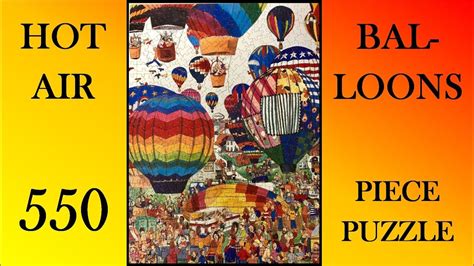 Hot Air Balloons Puzzle Time Lapse Youtube