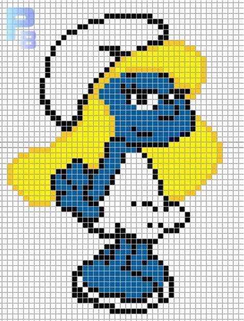 Pin By عالم الاختام On سنفورة Disney Cross Stitch Pixel Art