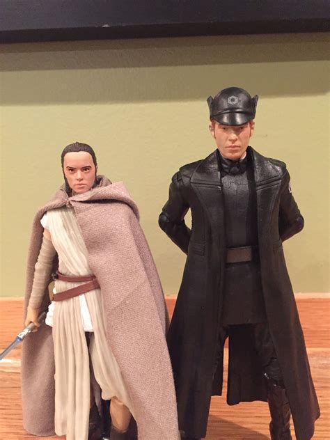 Star Wars Black Series custom repaint General Hux and Rey General Hux