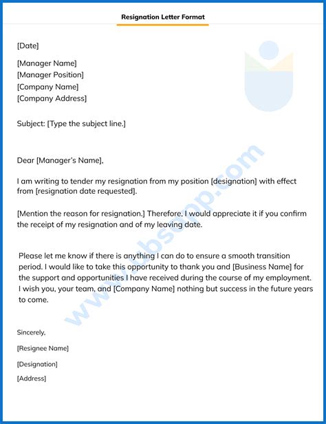 Draft An Effective Resignation Letter Know The Basics Ubs