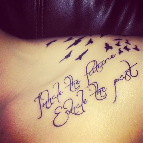 Past and future tattoo quotes. Pin by Katie DeRoe on Live every moment | Swirl tattoo ...