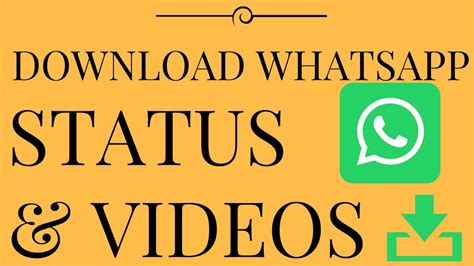 Yes, you can download whatsapp status photo or video easily. How to DOWNLOAD WHATSAPP status videos - 2 Amazing tricks ...