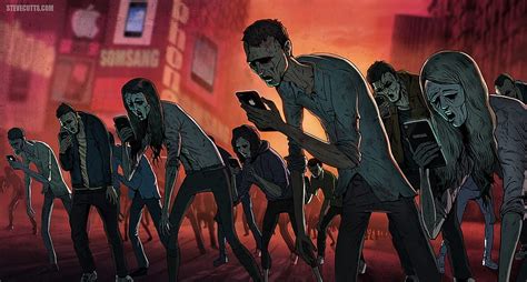 Xx Social Media Zombies Xx Cell Phones Zombies Media Social
