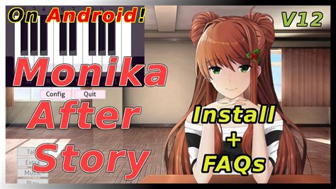 how to get monika after story on android play the piano and restore a backup youtube