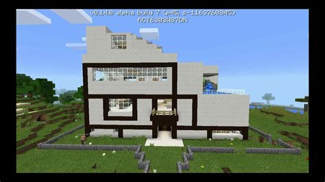 Minecraft Pe Seed Modern House