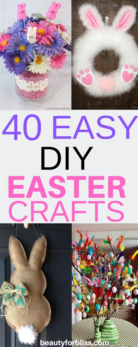 40 Unique Easter Crafts For Adults Back To School Crafts