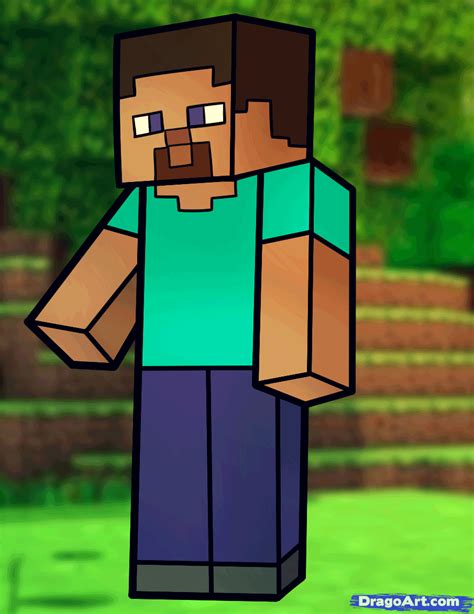 Best How To Draw Steve From Minecraft Learn More Here Drawimages4
