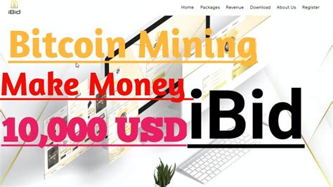 The market value of bitcoin can and does change frequently. Bitcoin Mining and Make Money 10,000 USD at iBid - YouTube