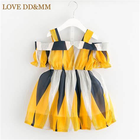 Love Ddandmm Girls Clothing Dresses 2018 Summer New Girl Fashion Simple