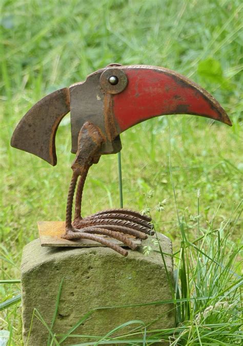 Chris Kircher Welded This Metal Bird Sculpture Out Of Steel From The