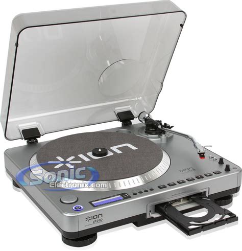 Ion Lp2cd Turntable With Built In Cd Recording Sonic Electronix