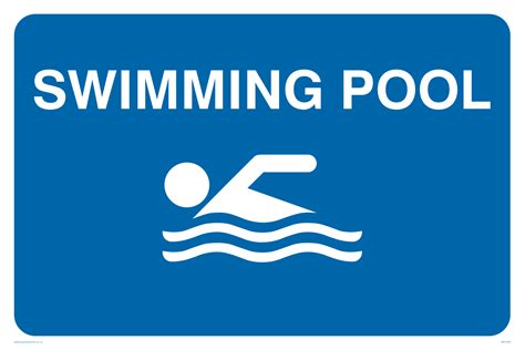 Swimming Pool Sign From Safety Sign Supplies