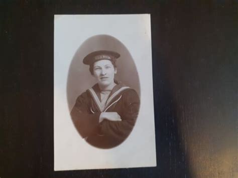 hms vivid sailor postcard naval military ww1 wwi era 735 plymouth woman ebay