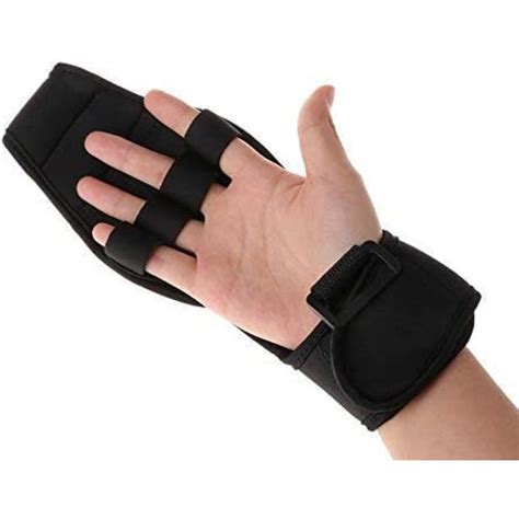 T Strap Hemi Glove Hand Mitten For Stroke Patient Fu Kang