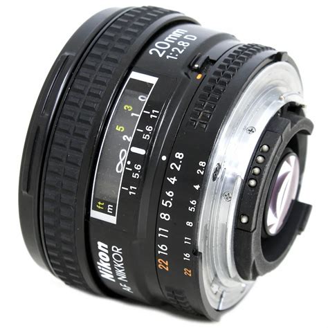 Used Nikon 20mm F28d Ultra Wide Angle Af Nikkor Lens Sn 314145