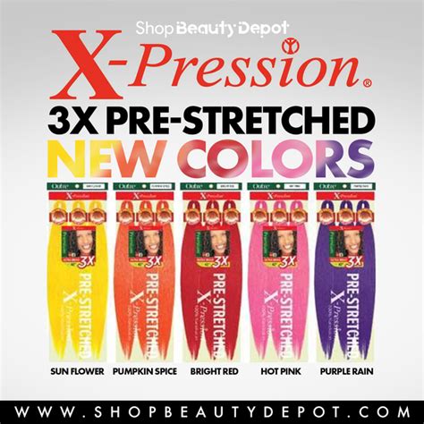 X Pression 3x Ultra Pre Stretched Braid 52 Beauty Depot O Store