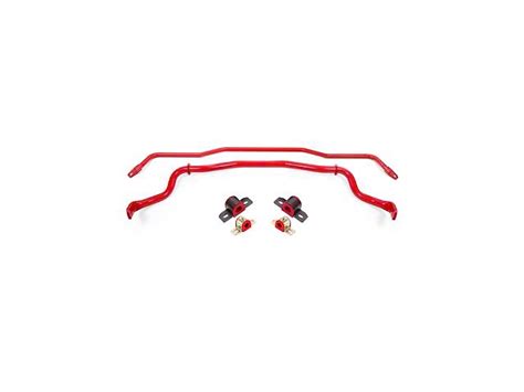 Bmr Mustang Adjustable Front And Non Adjustable Rear Sway Bars Red