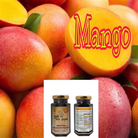 100 Natural Honey Mango Flavor Infused 4 Oz Jar Oh Honey Please